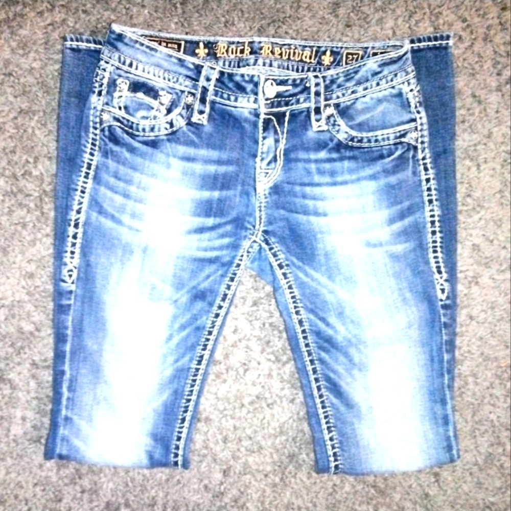 Rock Revival* Distressed Jeans